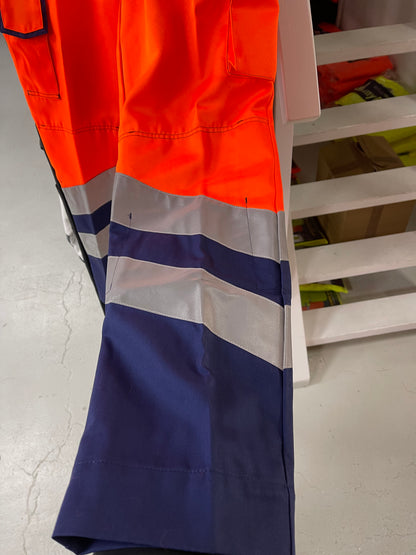 Havep werkbroek high visibility orange/navy blue