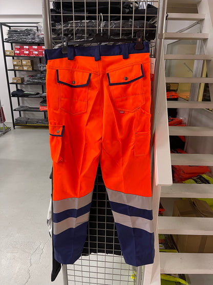 Havep werkbroek high visibility orange/navy blue