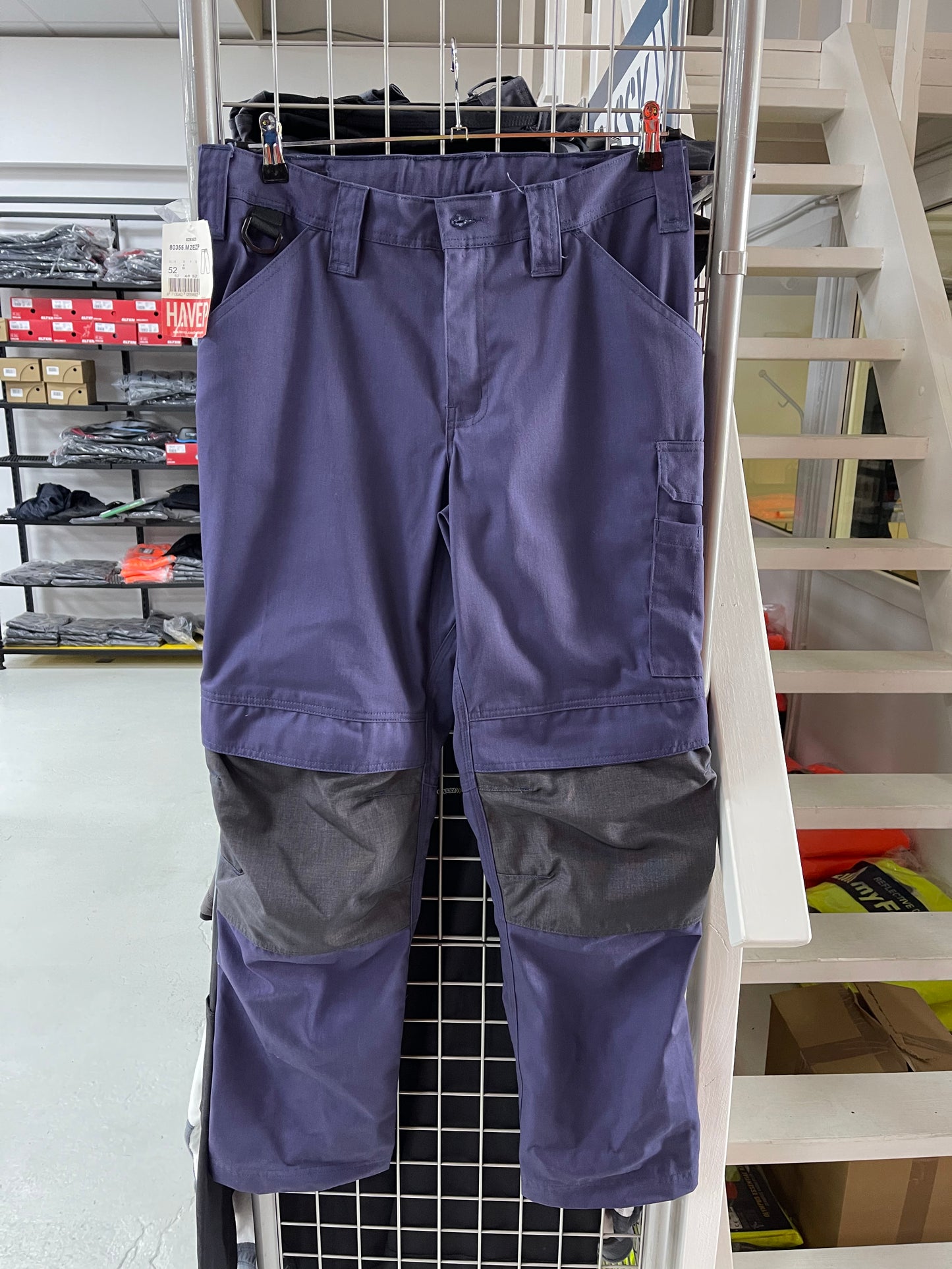 Havep Werkbroek met kniezakken blauw