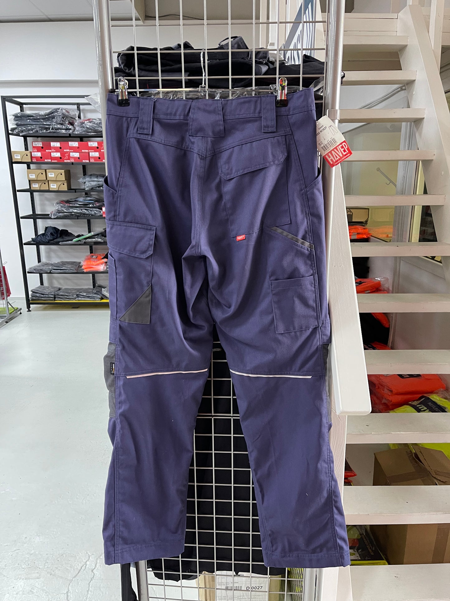 Havep Werkbroek met kniezakken blauw