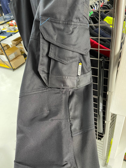 Dassy dynax stretch werkbroek zwart met kniezakken