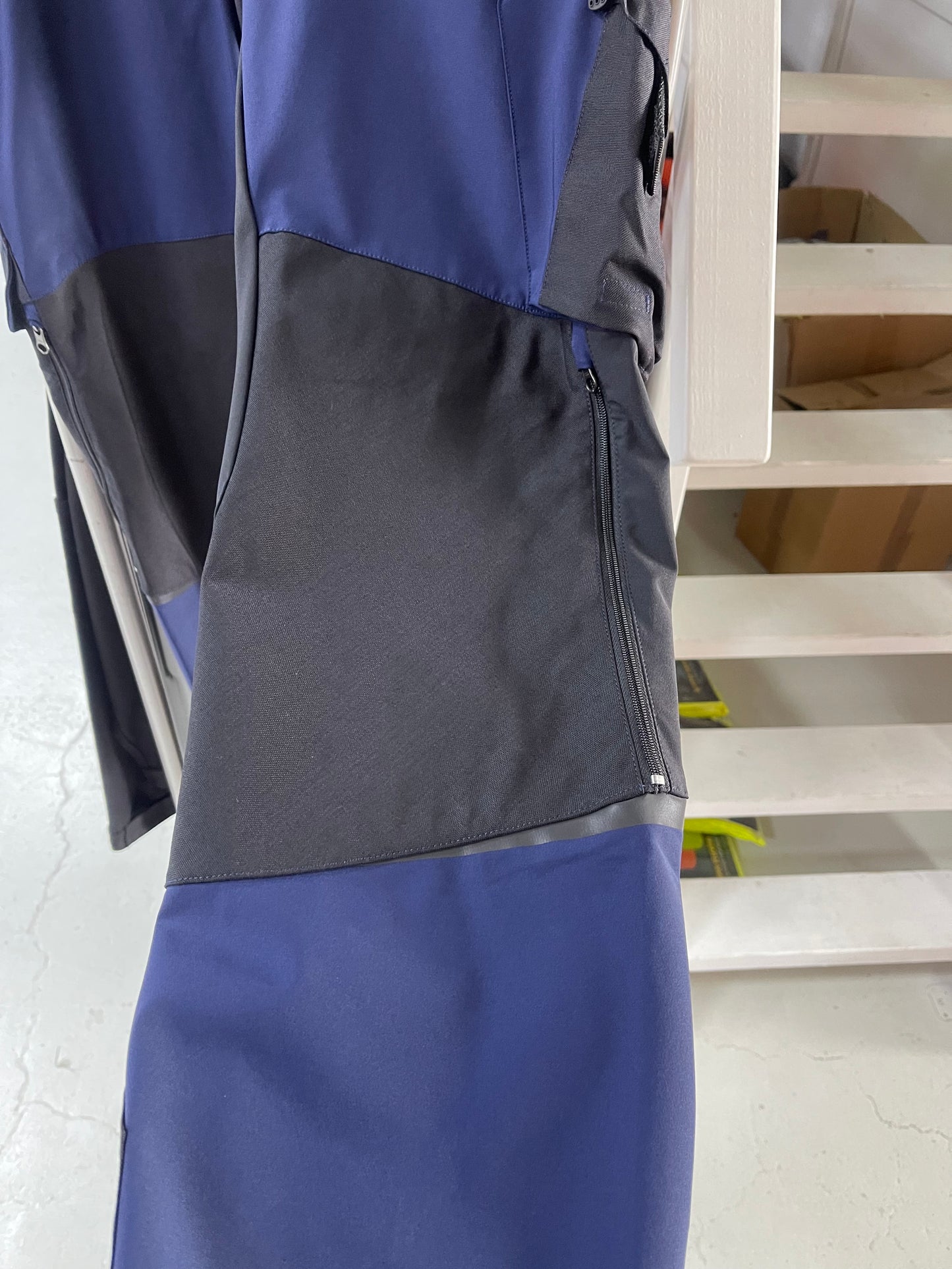 Bp Werkbroek Superstretch met kniezakken blauw