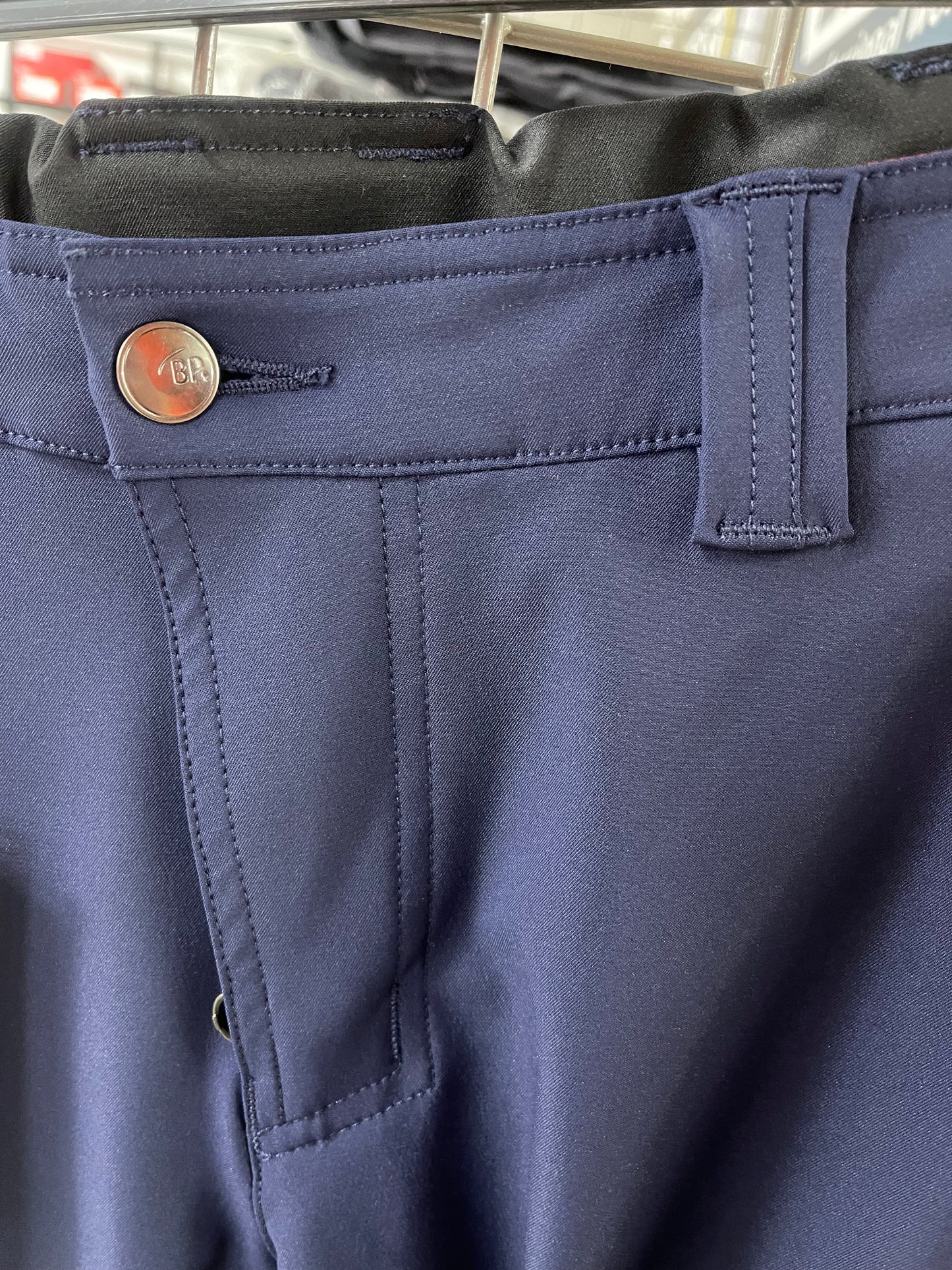 Bp Werkbroek Superstretch met kniezakken blauw