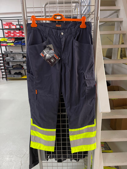 Jobman werkbroek blauw/geel