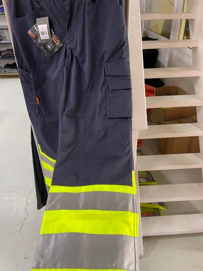 Jobman werkbroek blauw/geel