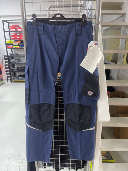 Bp werkbroek blauw/zwart