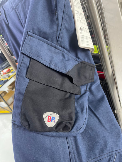 Bp werkbroek blauw/zwart