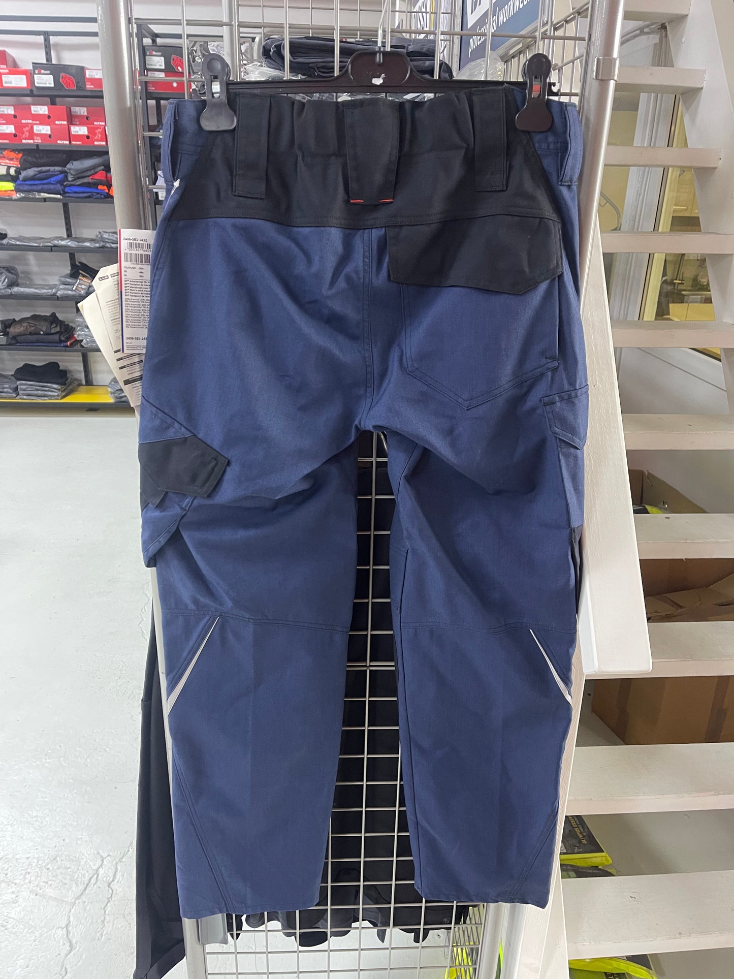 Bp werkbroek blauw/zwart