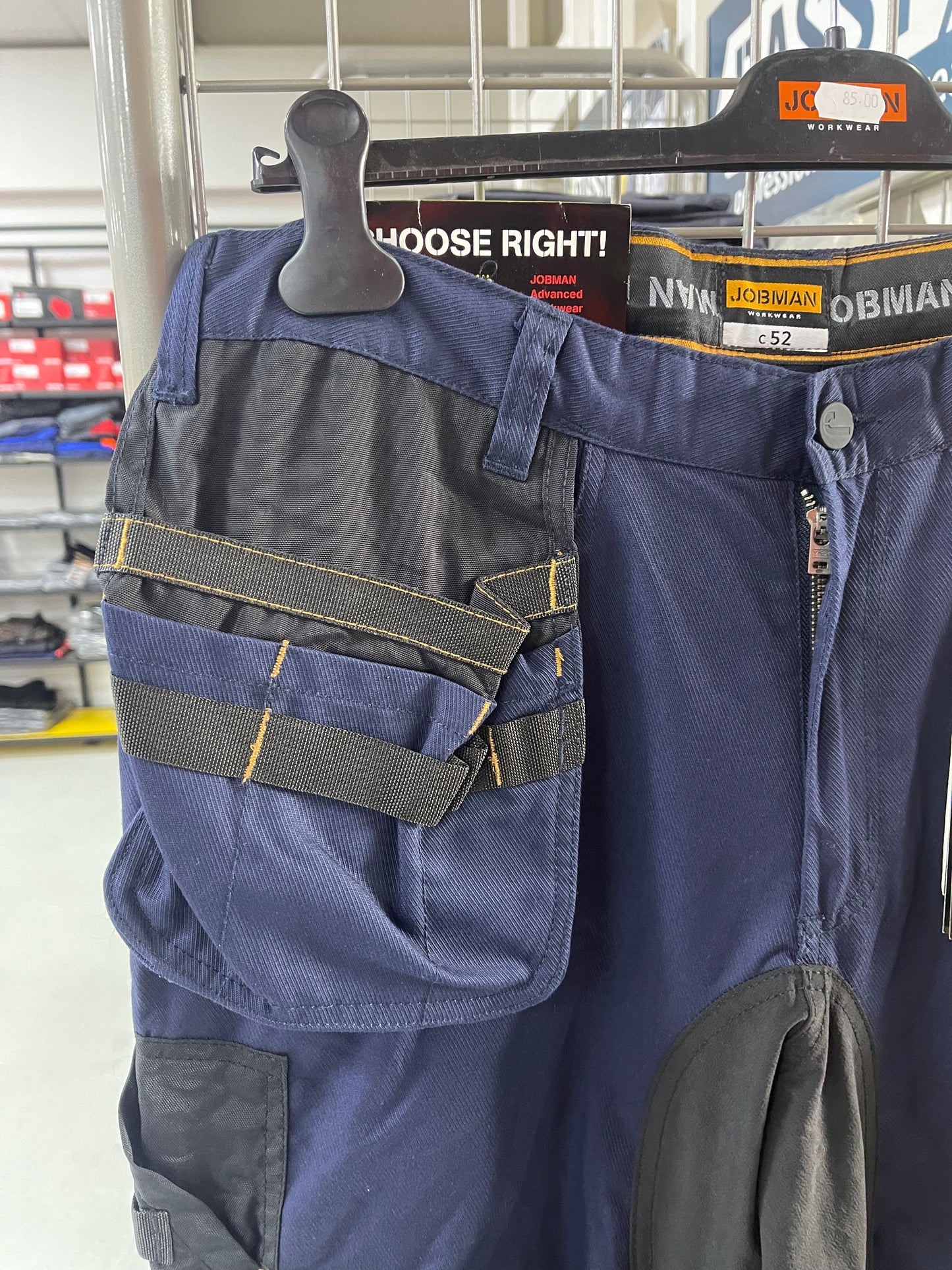 Jobman stretch werkbroek met toolpockets, kniezakken