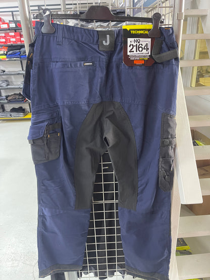 Jobman stretch werkbroek met toolpockets, kniezakken