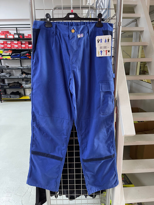 Pka bundhose blauw basic werkbroek met kniezakken