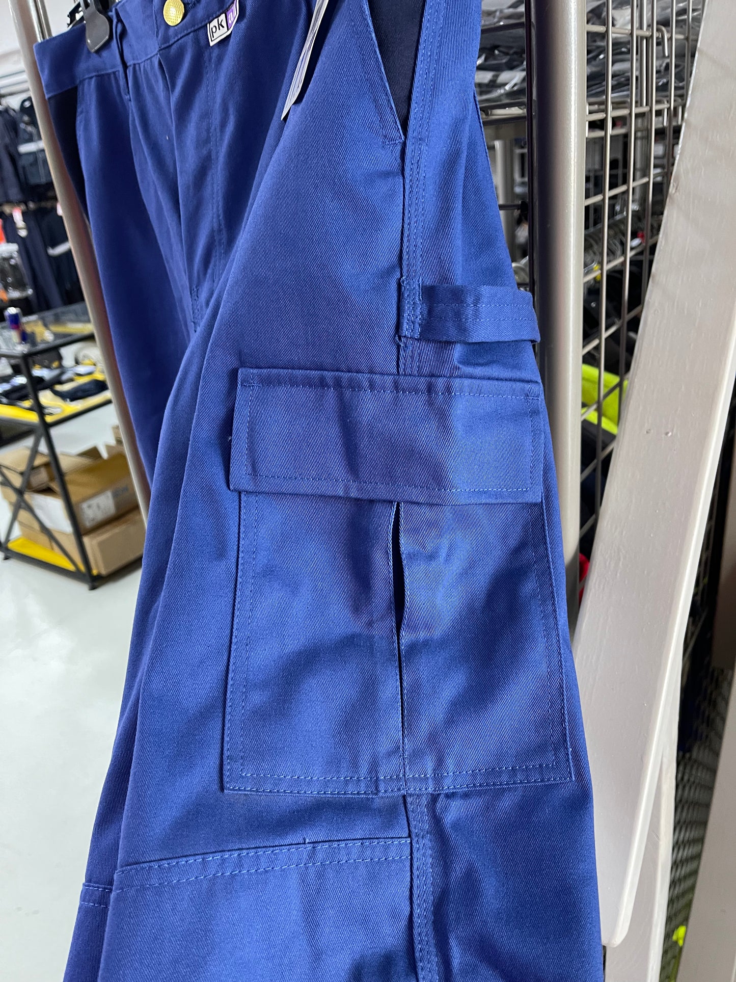 Pka bundhose blauw basic werkbroek met kniezakken