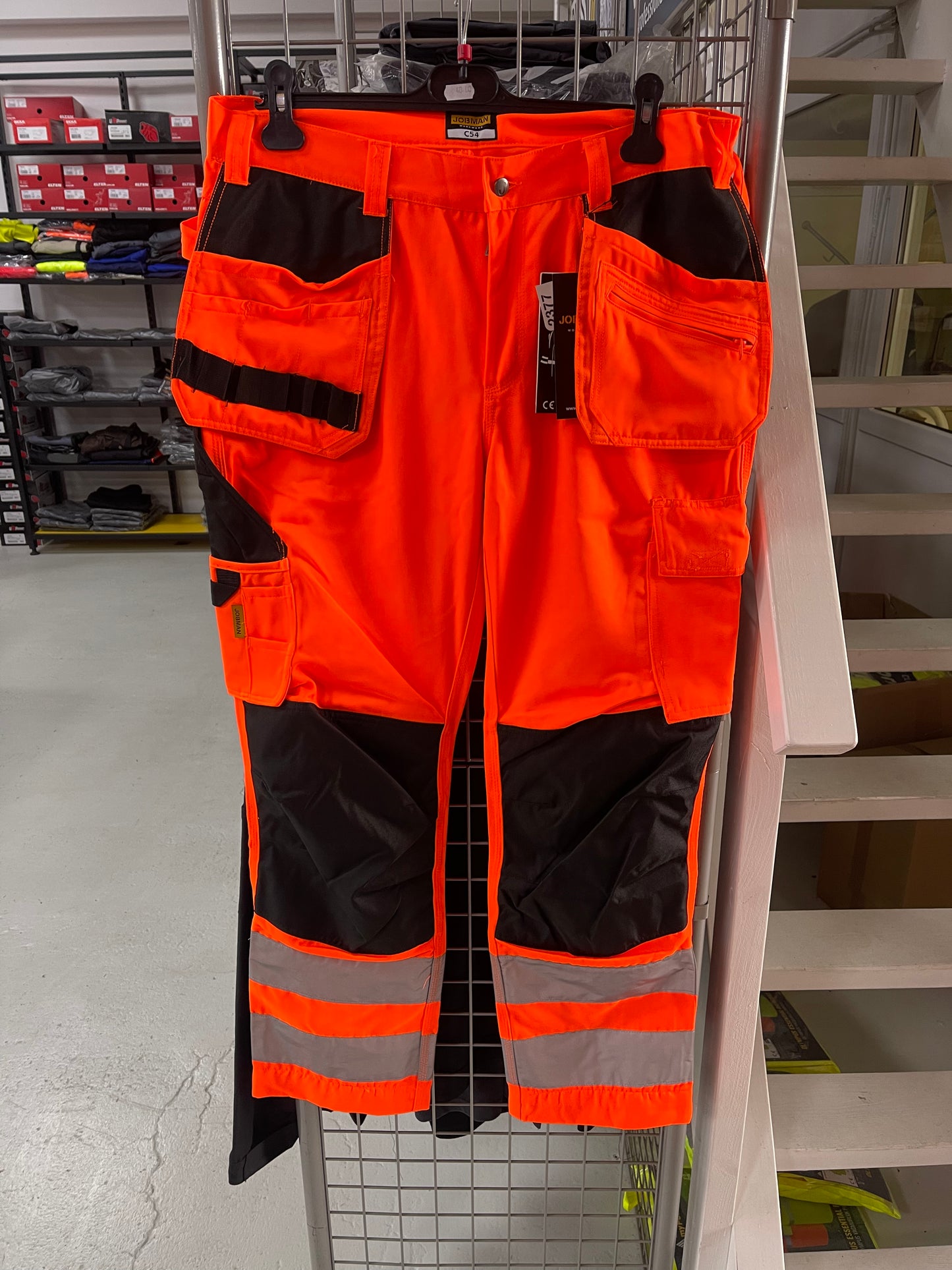 Jobman werkbroek met toolpockets, kniezakken