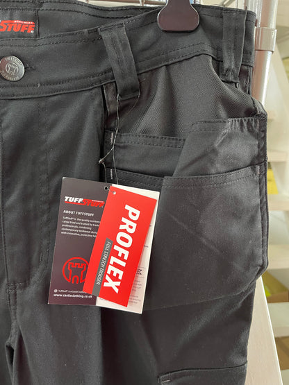 Tuff stuff proflex full stretch werkbroek met kniezakken, toolpockets