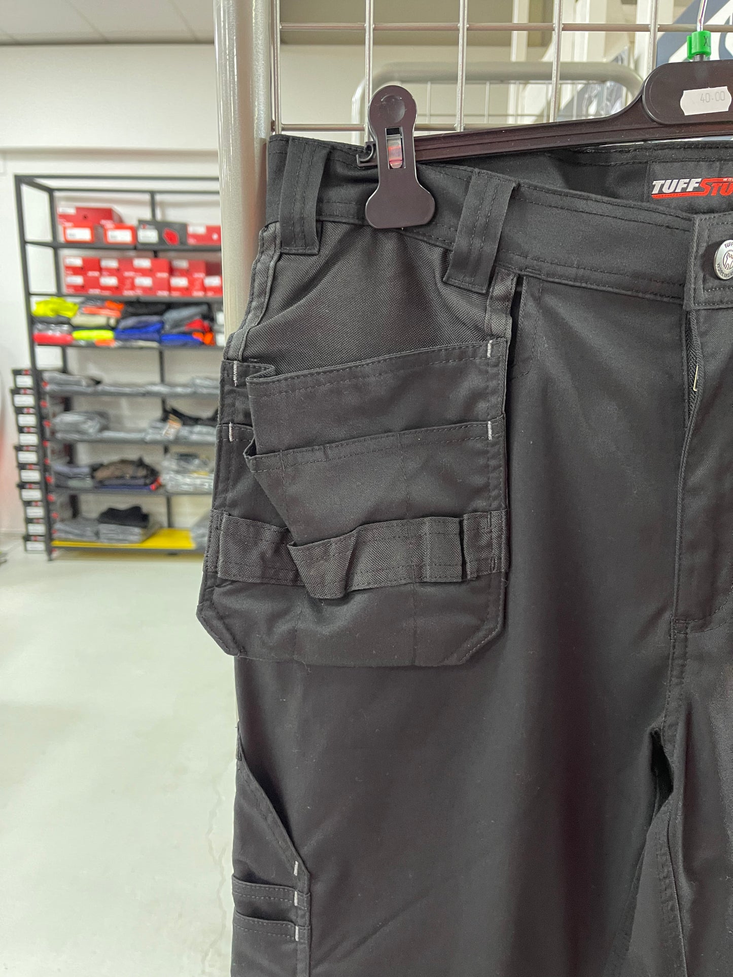 Tuff stuff proflex full stretch werkbroek met kniezakken, toolpockets