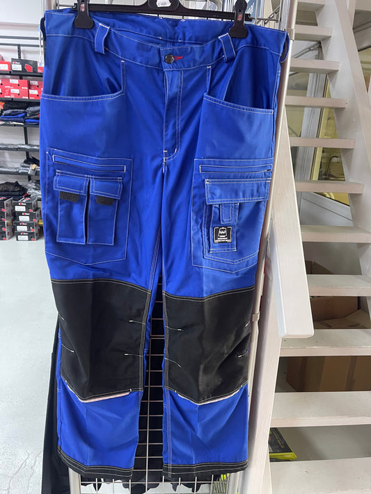 Havep werkbroek blauw met kniezakken