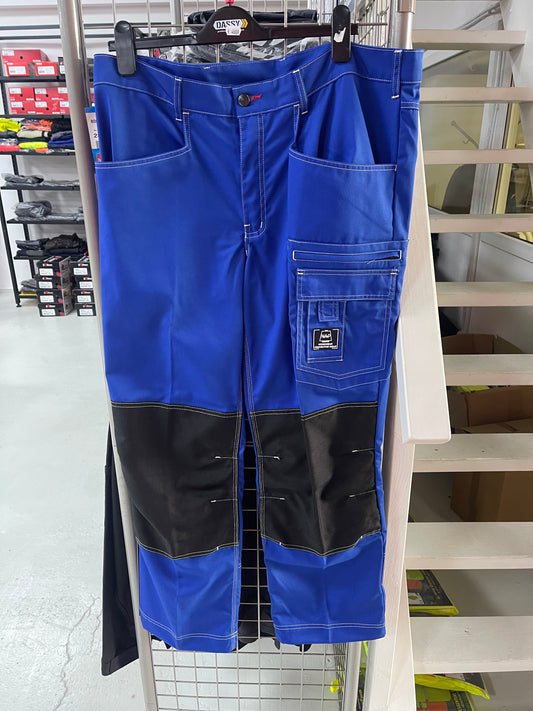 Havep werkbroek met kniezakken blauw