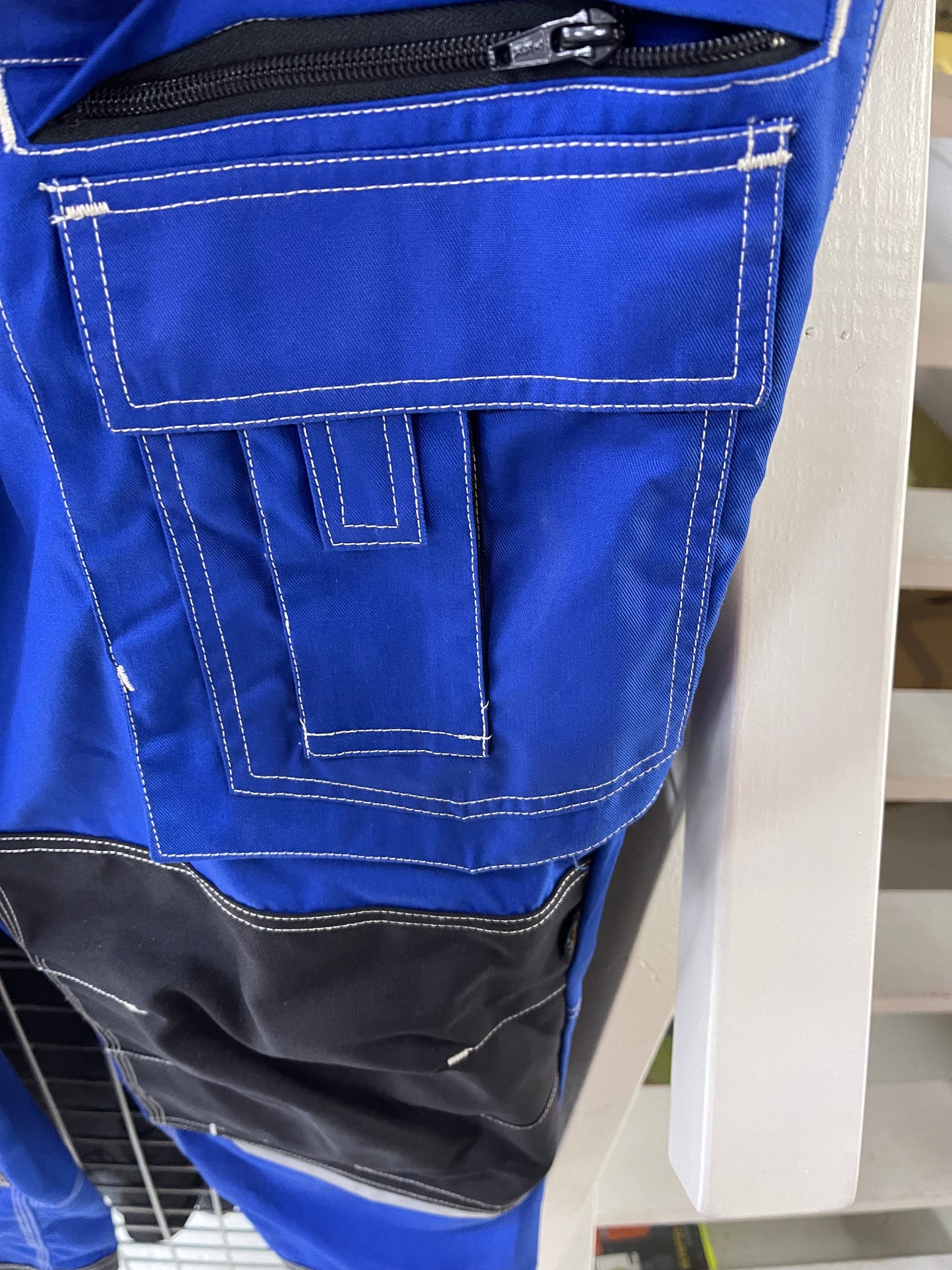 Havep werkbroek blauw met kniezakken