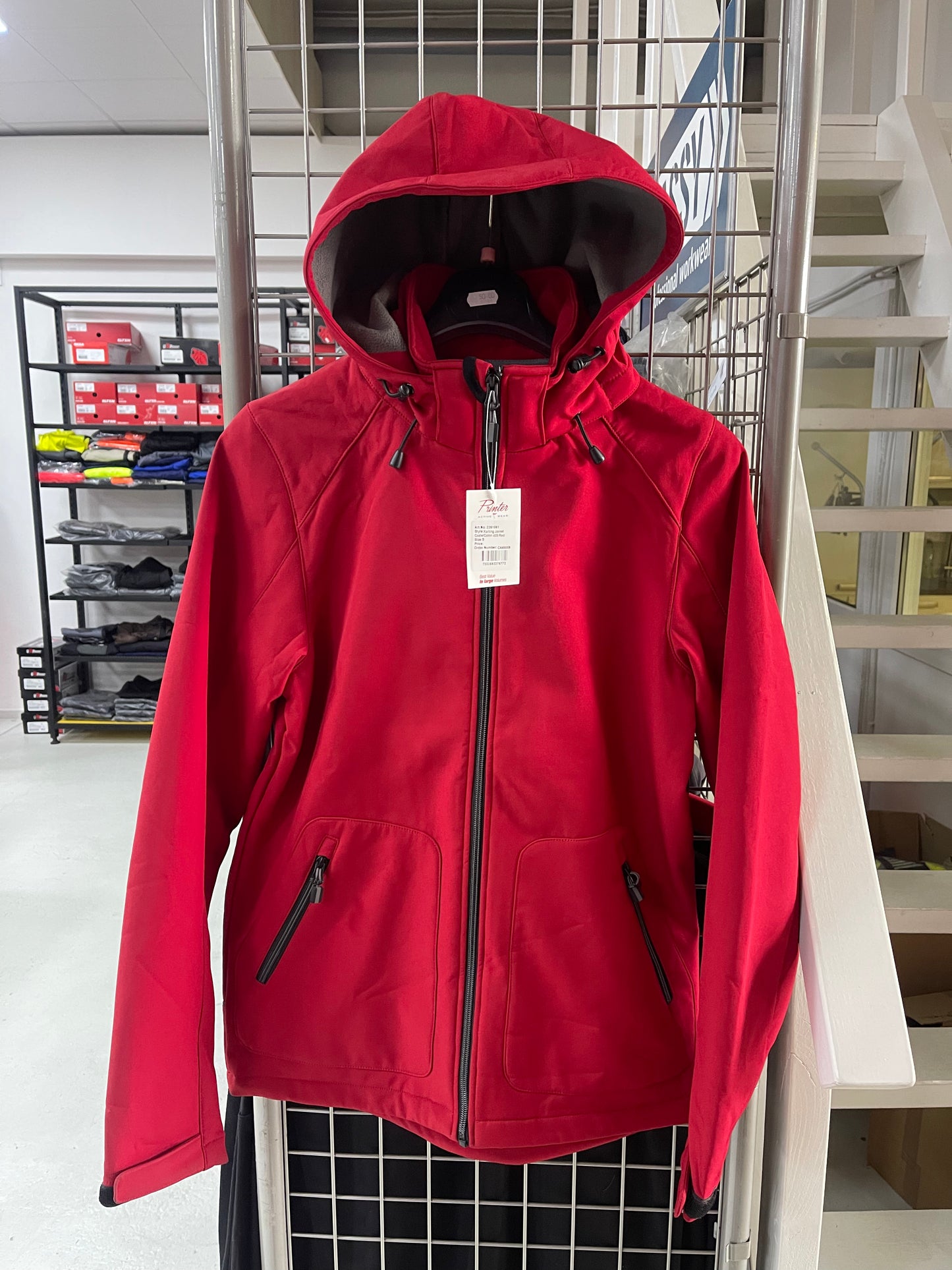 Printer softshell jacket Met capuchon 🧢