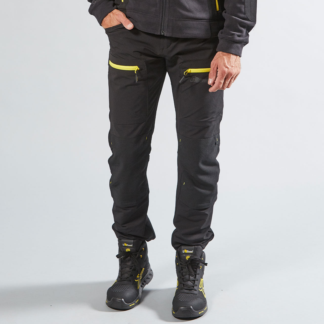 Upower Horizon 4WayStretch Werkbroek Black Carbon