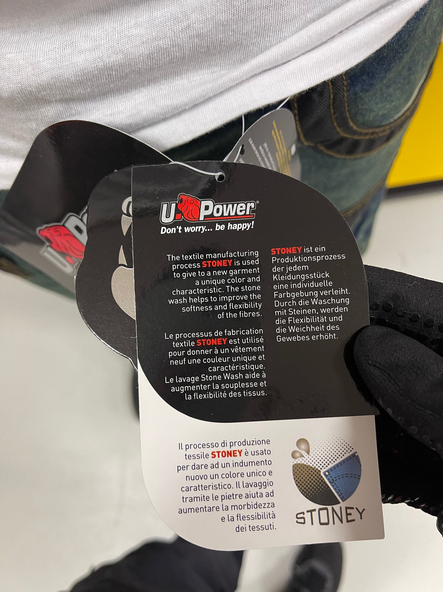 Upower Platinum Buttom Rust Jeans SpijkerBroek