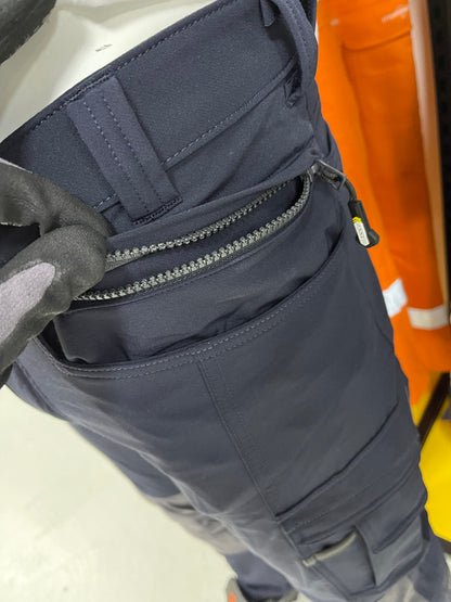 Dassy Impax 4Way SuperFlex Stretch Werkbroek Met Kniezakken Cordura Slimfit