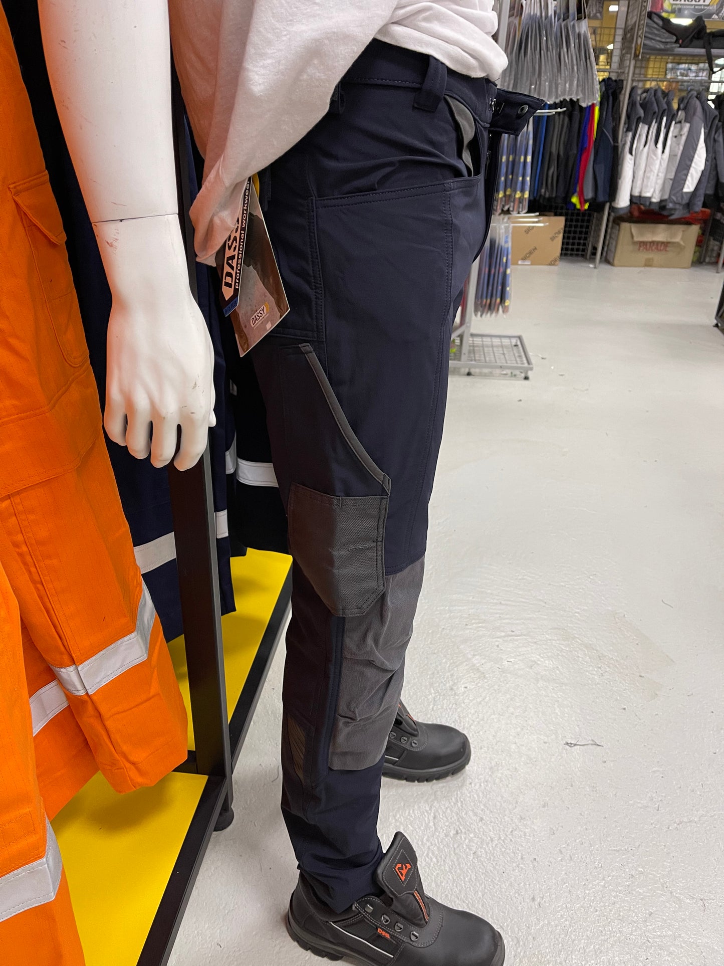 Dassy Impax 4Way SuperFlex Stretch Werkbroek Met Kniezakken Cordura Slimfit