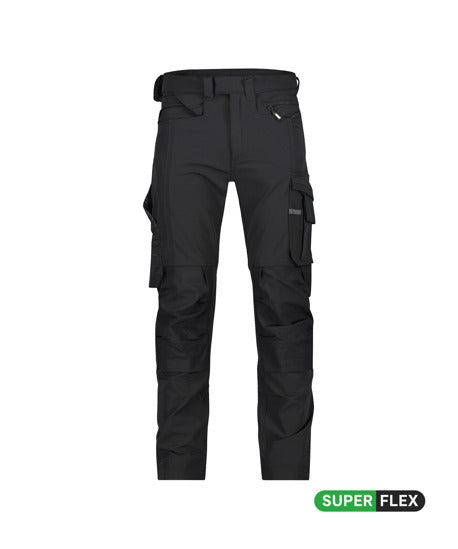 Dassy Impax 4Way SuperFlex Stretch Werkbroek Met Kniezakken Cordura Slimfit