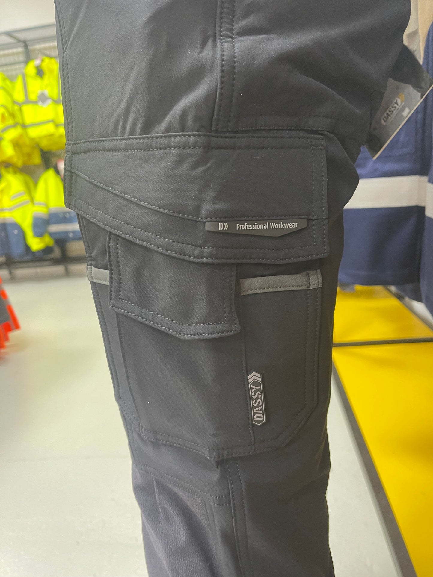 Dassy Impax 4Way SuperFlex Stretch Werkbroek Met Kniezakken Cordura Slimfit