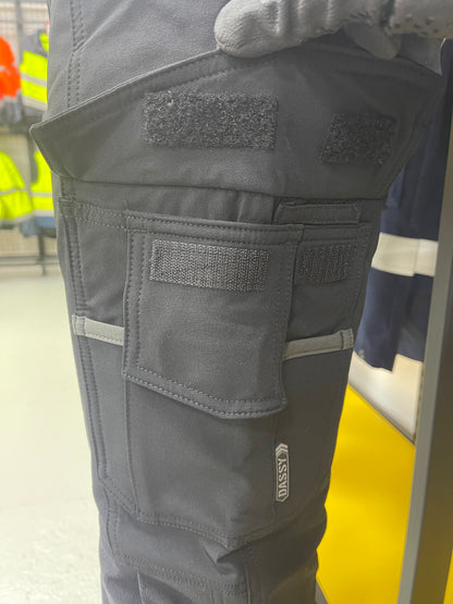 Dassy Impax 4Way SuperFlex Stretch Werkbroek Met Kniezakken Cordura Slimfit