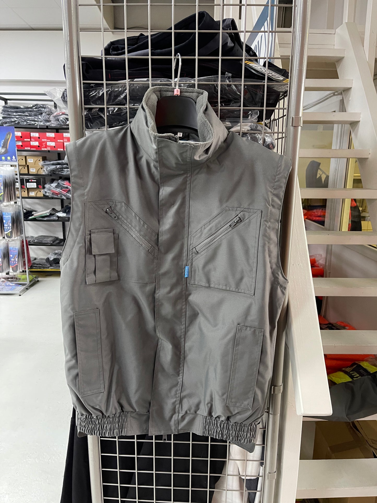 Sioen Werkjas/bodywarmer 2 in 1 met capuchon 🧢