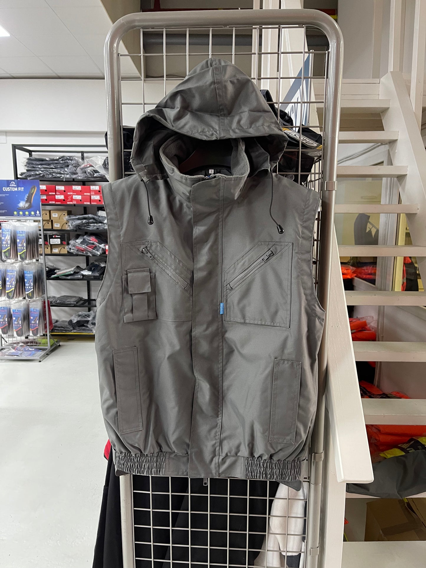 Sioen Werkjas/bodywarmer 2 in 1 met capuchon 🧢