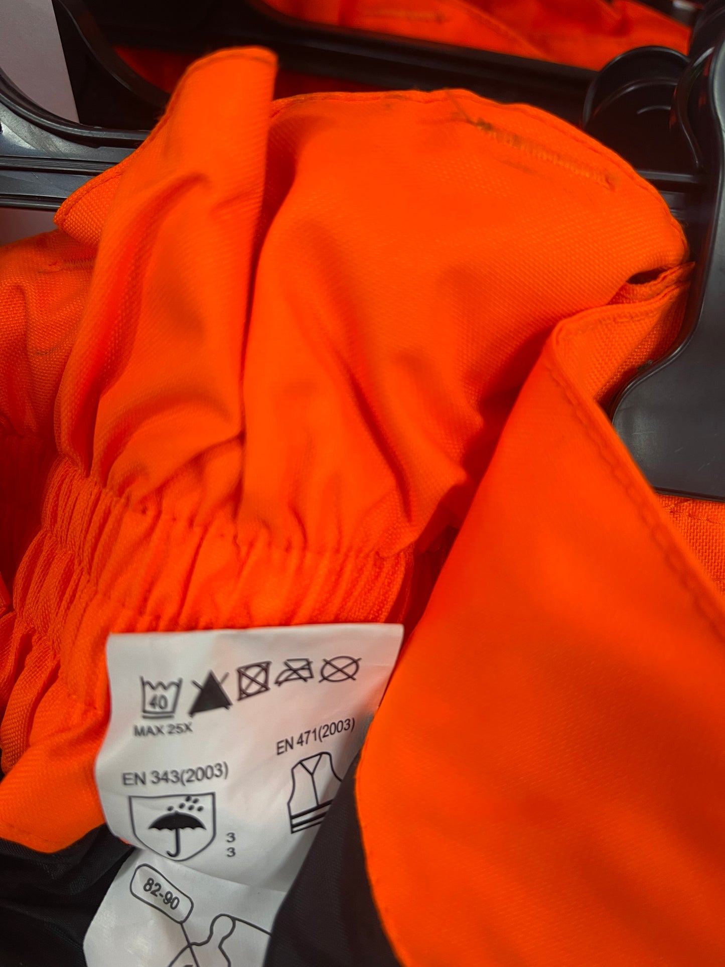 Seyntex werkbroek waterdicht oranje ☔️