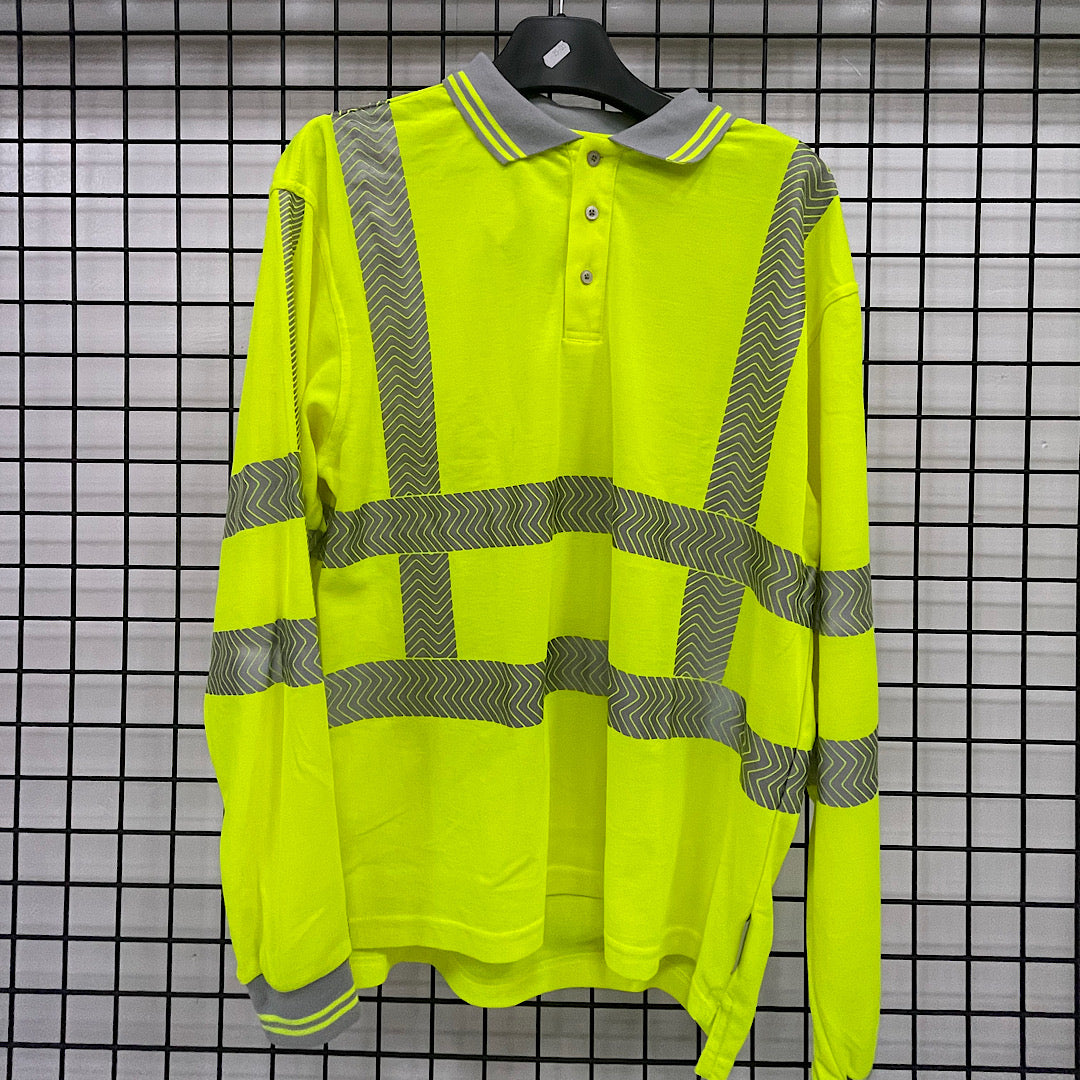 SANTINO polo lange mauw Hi-Vis Shirt