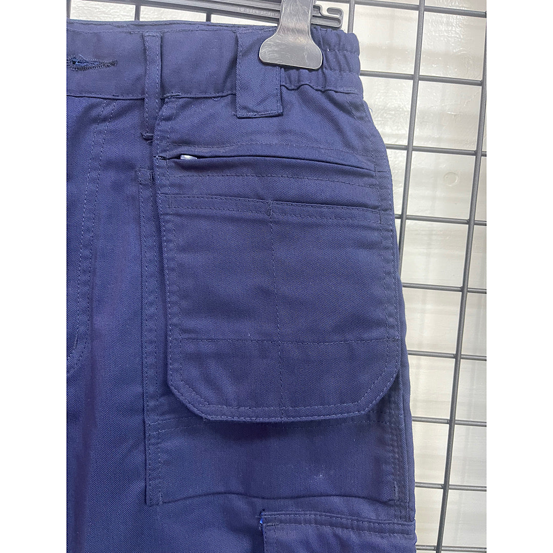 Modyf werkbroek met kniezakken en toolpockets blauw