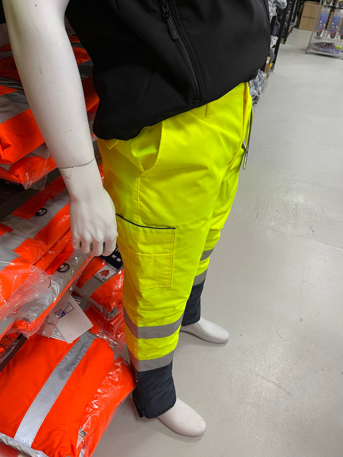 Myform Olympus Hi-Vis Contrast Lined werkbroek ☔️