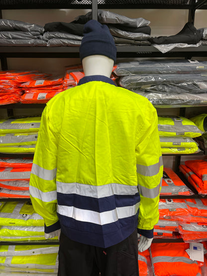 Havep korte werkjack hi-vis