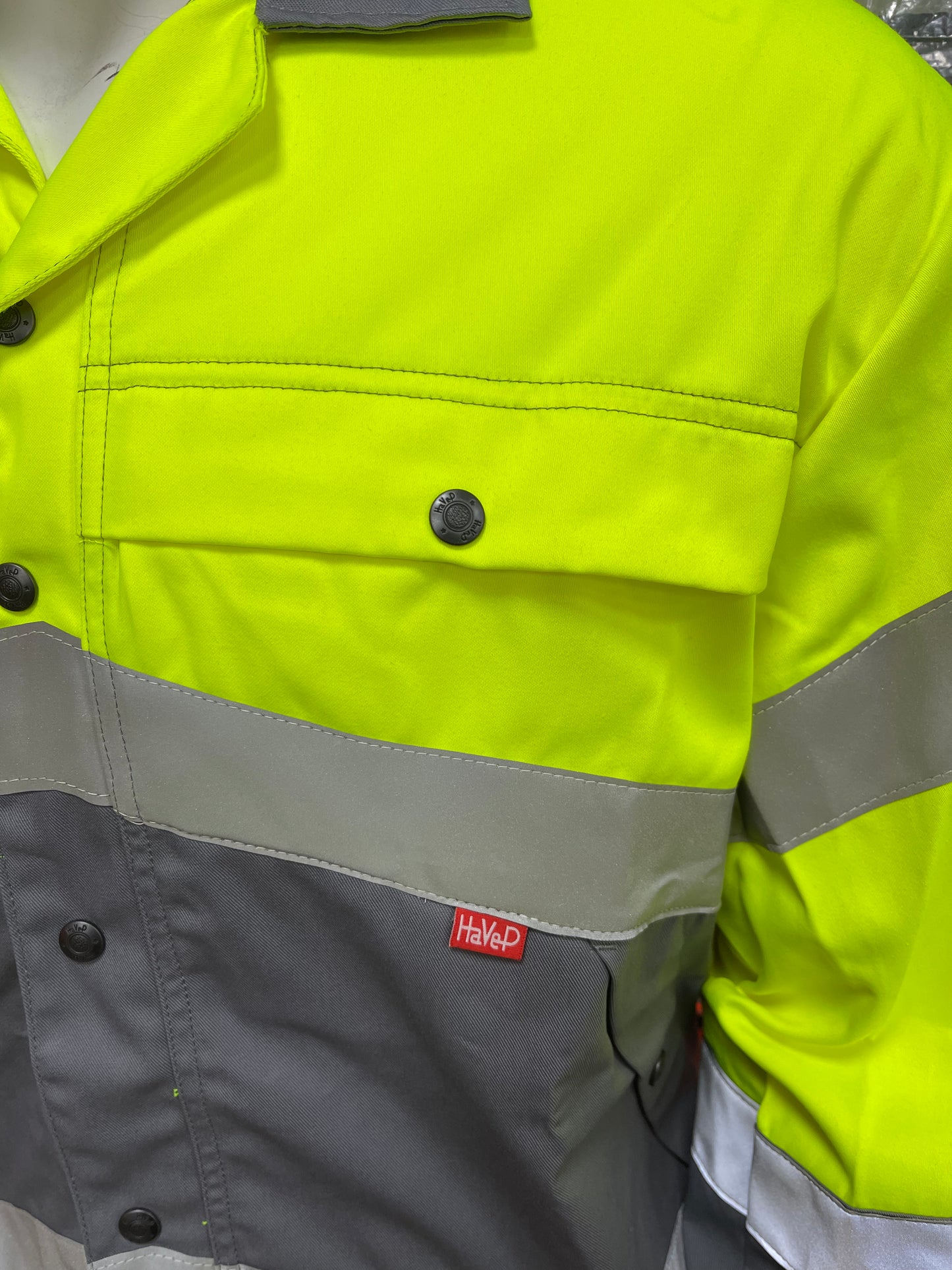 Havep korte werkjack hi-vis