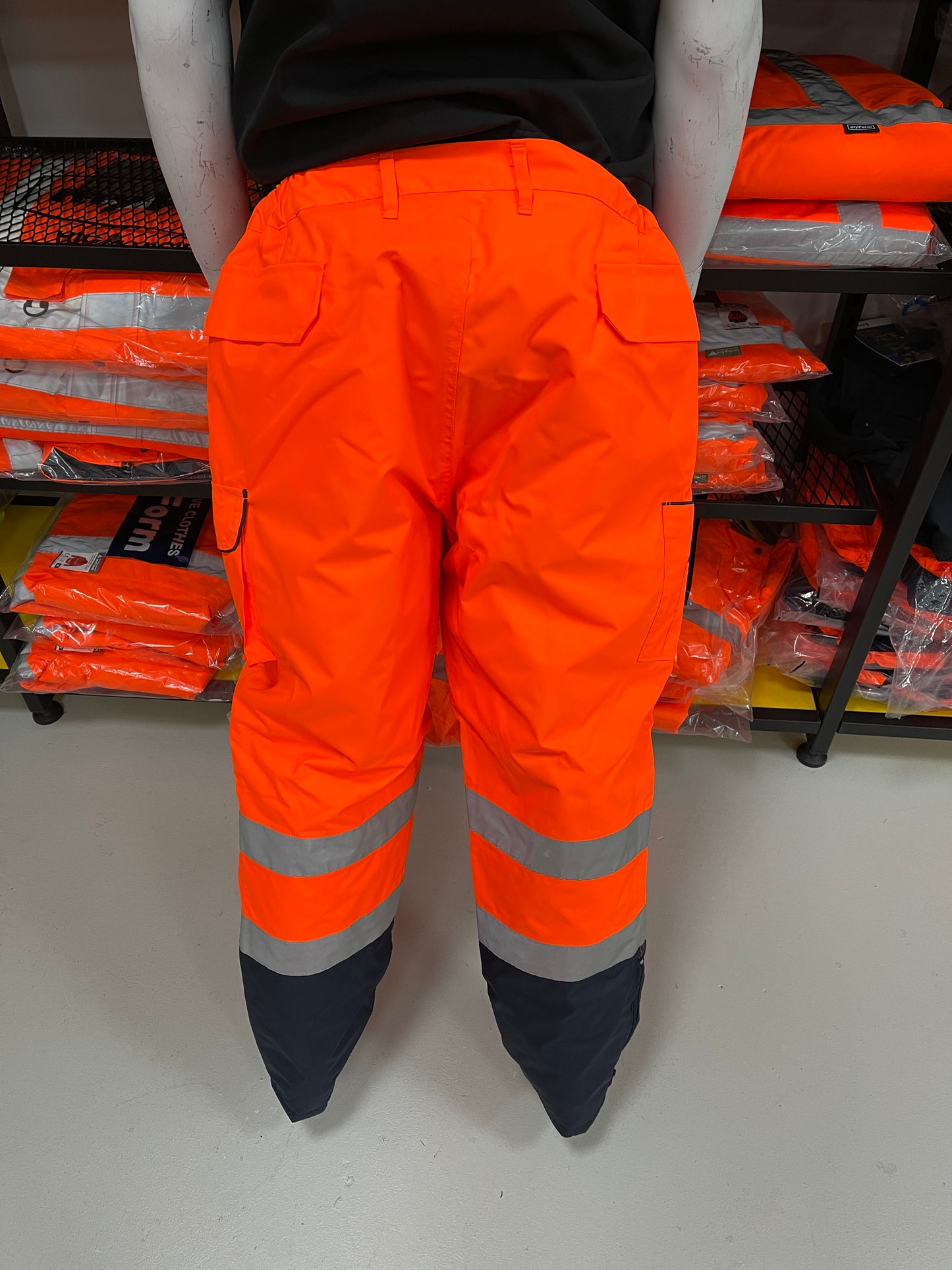 Myform Olympus Hi-Vis Contrast Lined werkbroek ☔️