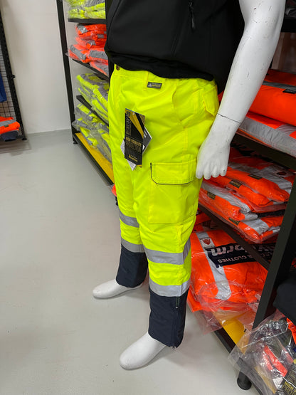 Myform Olympus Hi-Vis Contrast Lined werkbroek ☔️