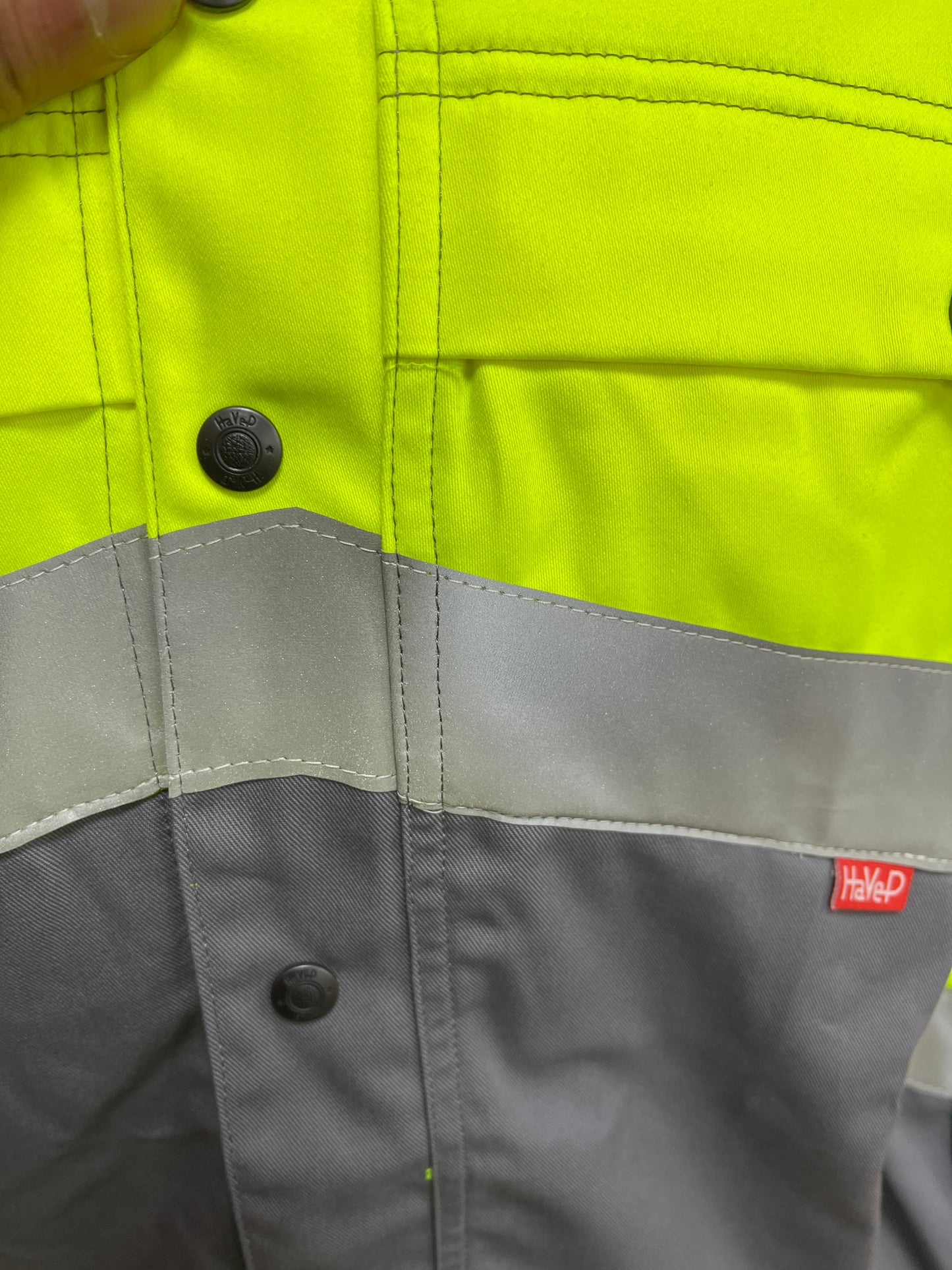 Havep korte werkjack hi-vis