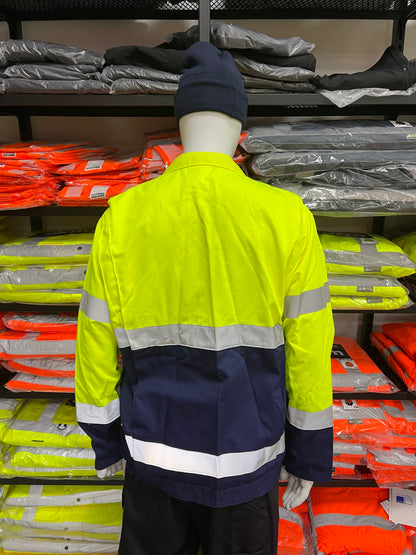 Havep korte werkjack hi-vis