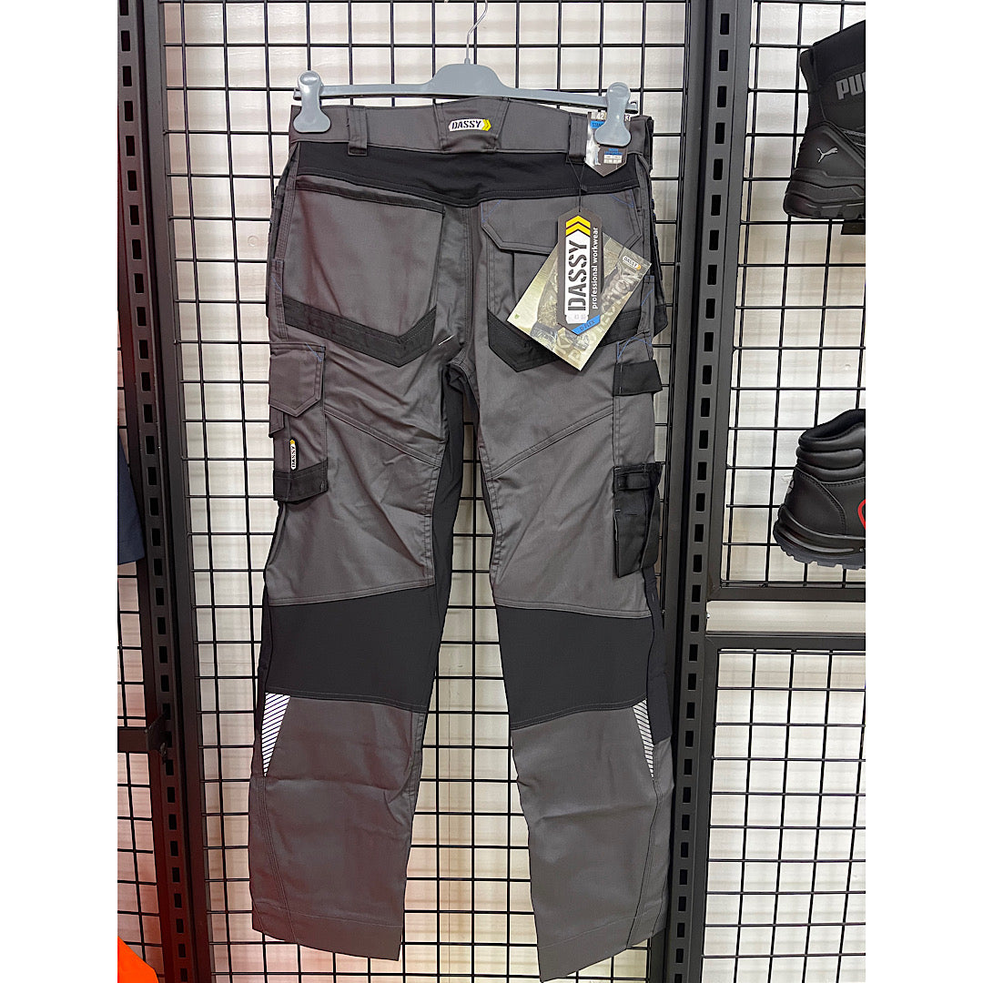 Dassy flux cordura werkbroek grijs/zwart