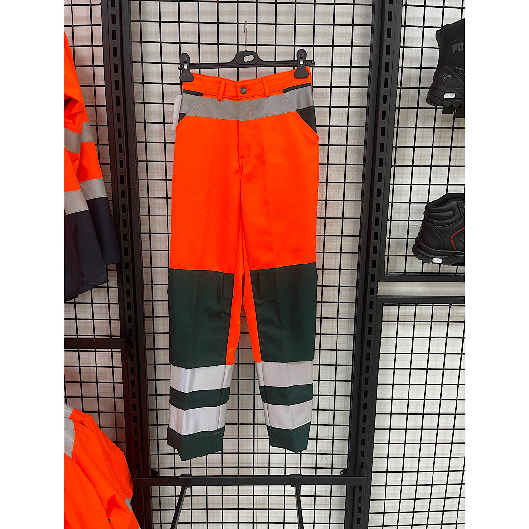 Havep werkbroek met kniezakken high visibility