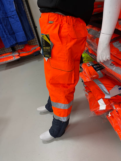 Myform Olympus Hi-Vis Contrast Lined werkbroek ☔️