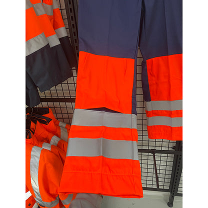 Havep werkbroek met kniezakken high visibility