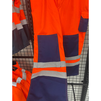 Engel werkbroek high visibility oranje