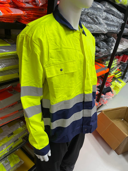 Havep korte werkjack hi-vis