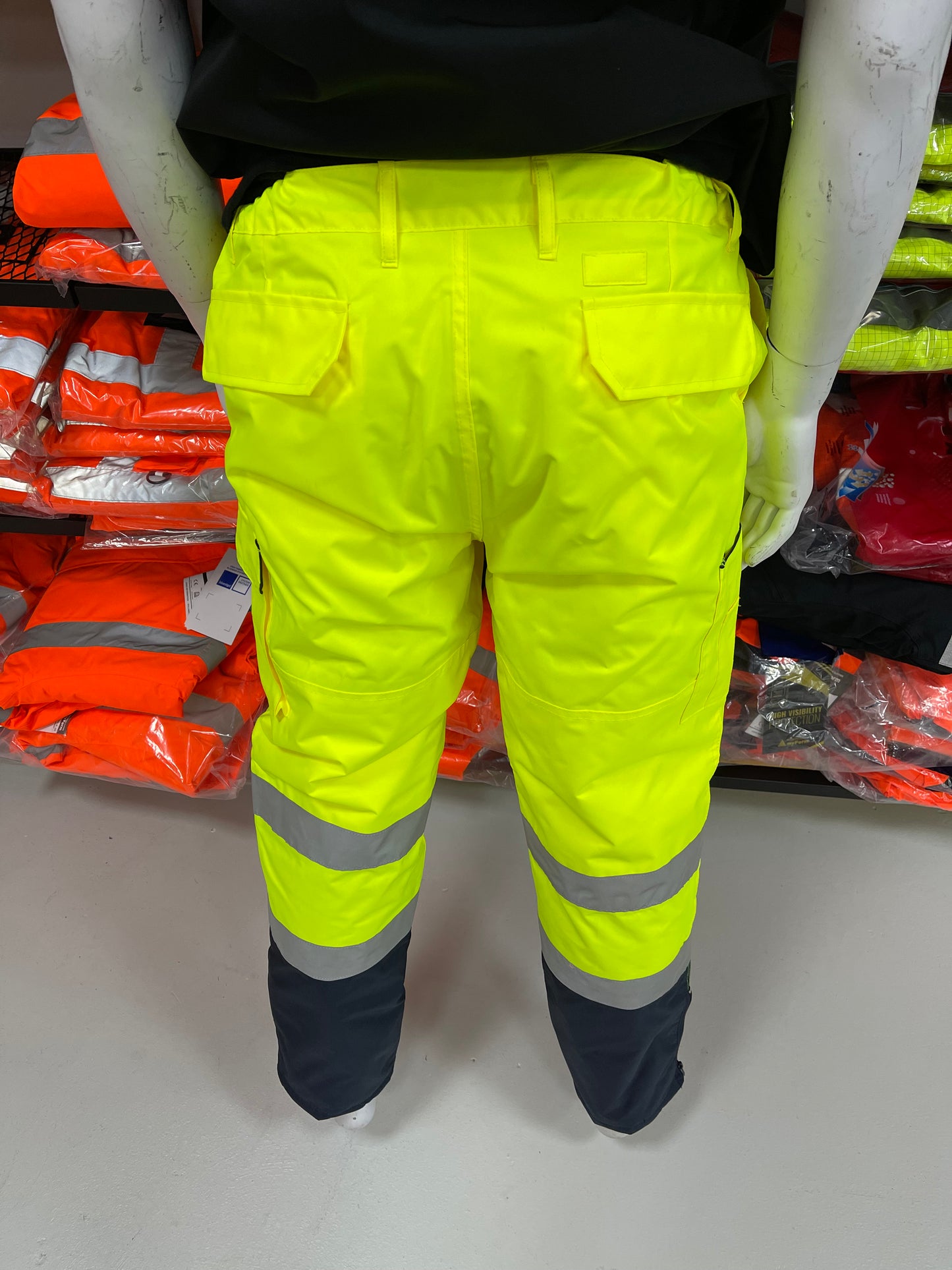 Myform Olympus Hi-Vis Contrast Lined werkbroek ☔️