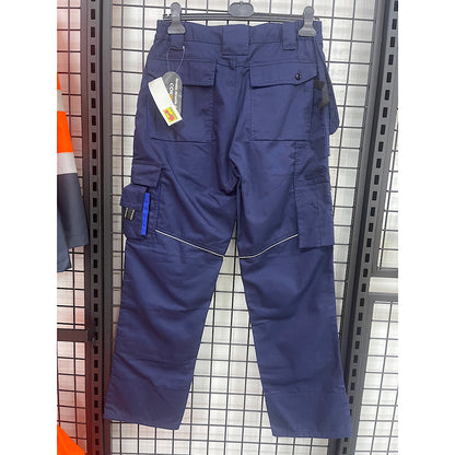 Modyf werkbroek met kniezakken en toolpockets blauw